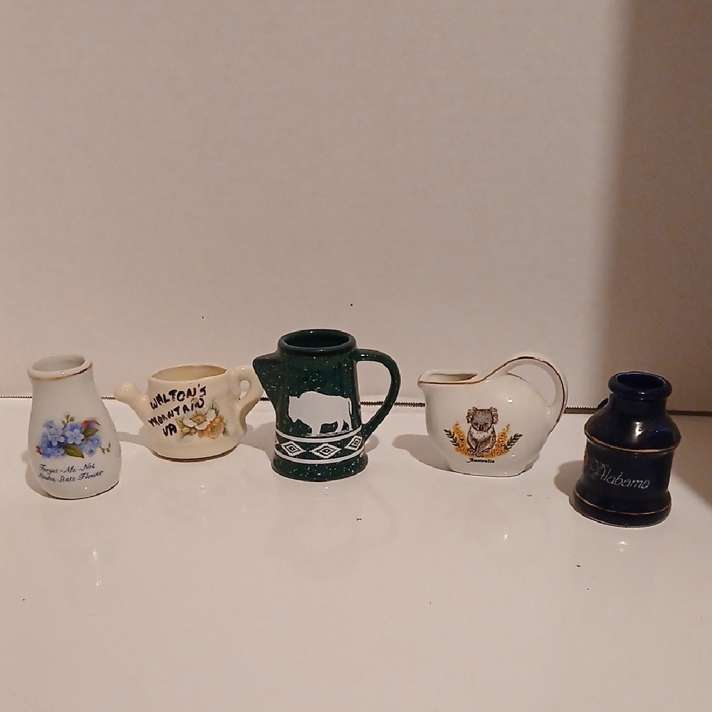 Vintage Multicolor Miniature Pitcher Set